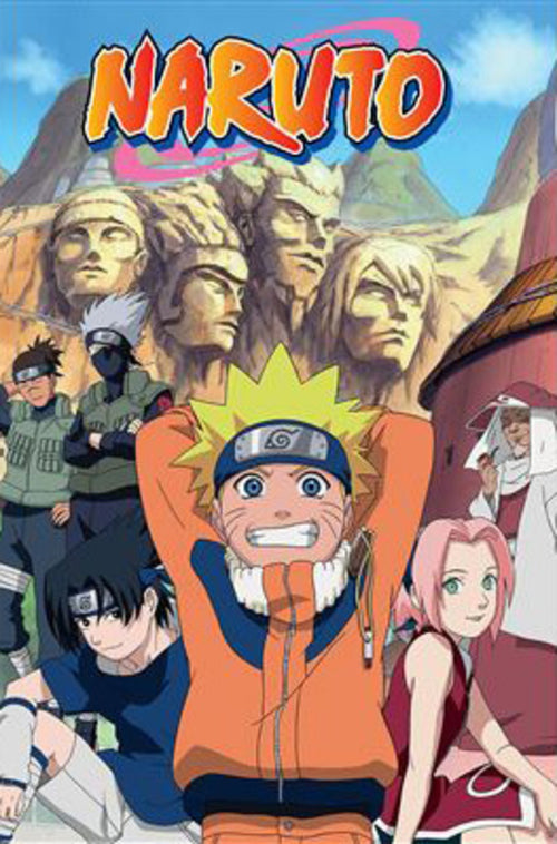 Poster Naruto Mountains 61x91 5cm PP2511254 | Yourdecoration.co.uk