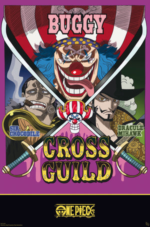 Poster One Piece Cross Guild 61x91 5cm Abystyle GBYDCO621 | Yourdecoration.co.uk