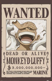 Poster One Piece Wanted Luffy 61x91 5cm PP2501058 | Yourdecoration.co.uk