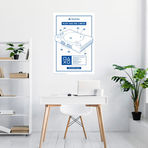 Poster Playstation 2 61x91 5cm GPE6092 Atmosphere | Yourdecoration.co.uk