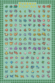 Poster Pokemon Pixel Art 61x91 5cm GBYDCOA042 | Yourdecoration.co.uk