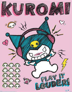 Poster Sanrio Kurom Louder 40x50cm MPP2501443 | Yourdecoration.co.uk
