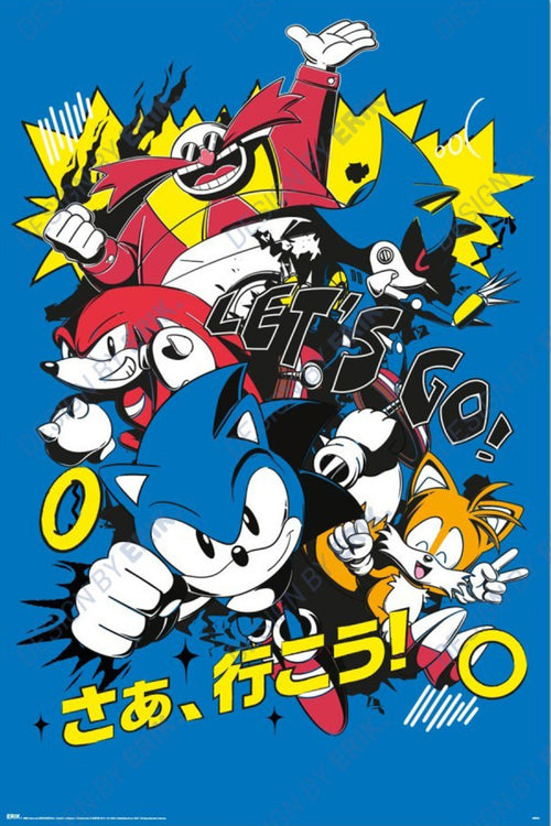 Poster Sonic Manga 61x91 5cm GPE6116 | Yourdecoration.co.uk