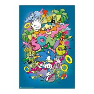 Poster Sonic Pop 61x91 5cm GPE5970 | Yourdecoration.co.uk
