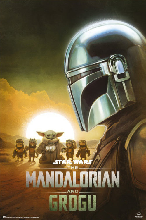 Poster Star Wars The Mandalorian And Grogu Din Djarin 61x91 5cm GPE5950 | Yourdecoration.co.uk