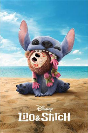 Poster Stitch X Moana 61x91 5cm PP2500634 | Yourdecoration.co.uk