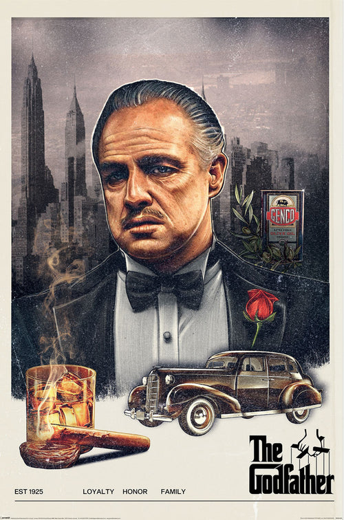 Poster The Godfather Loyalty Honour Family 61x91 5cm PP2512767 | Yourdecoration.co.uk