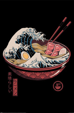 Poster Vincent Trinidad Great Ramen Wave 61x91 5cm PP2403662 | Yourdecoration.co.uk