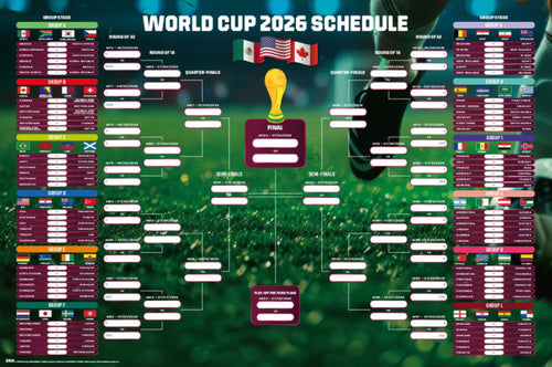 Poster World Cup 2026 91 5x61cm GPE6068 | Yourdecoration.co.uk