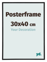 Posterframe 30x40cm Black Mat Plastic Paris Size | Yourdecoration.co.uk