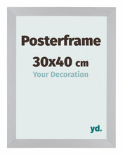 Posterframe 30x40cm Silver MDF Parma Size | Yourdecoration.co.uk