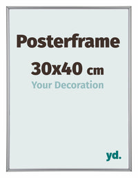 Posterframe 30x40cm Silver Plastic Paris Size | Yourdecoration.co.uk
