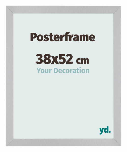 Posterframe 38x52cm Silver MDF Parma Size | Yourdecoration.co.uk