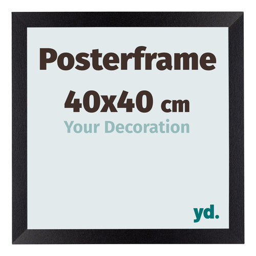 Posterframe 40x40cm Black Mat MDF Parma Size | Yourdecoration.co.uk