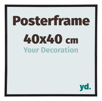 Posterframe 40x40cm Black Mat Plastic Paris Size | Yourdecoration.co.uk