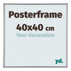 Posterframe 40x40cm Silver Plastic Paris Size | Yourdecoration.co.uk