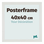 Posterframe 40x40cm White Mat MDF Parma Size | Yourdecoration.co.uk