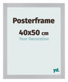 Posterframe 40x50cm Silver MDF Parma Size | Yourdecoration.co.uk