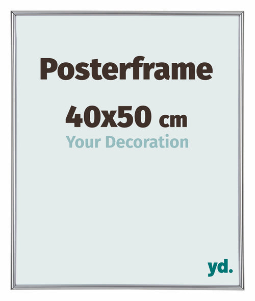 Posterframe 40x50cm Silver Plastic Paris Size | Yourdecoration.co.uk
