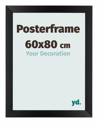 Posterframe 60x80cm Black Mat MDF Parma Size | Yourdecoration.co.uk