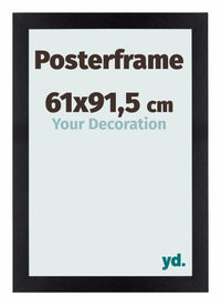 Posterframe 61x91,5cm Black Mat MDF Parma Size | Yourdecoration.co.uk