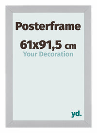 Posterframe 61x91,5cm Silver MDF Parma Size | Yourdecoration.co.uk