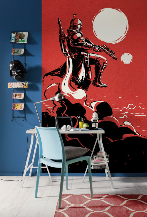 Star Wars Boba Fett The Bounty Hunter Interior Wall Mural DX3 181 | Yourdecoration.co.uk