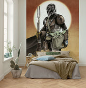 Star Wars The Mandalorian and Grogu Interior Wall Mural DX4 184 | Yourdecoration.co.uk