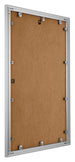 Tucson Aluminium Photo Frame 21x30cm Silver Brushed Back Oblique | Yourdecoration.co.uk