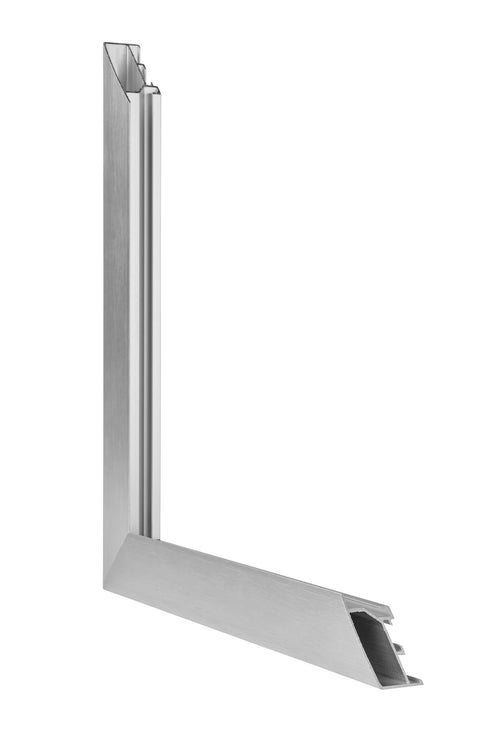 Tucson Aluminium Photo Frame 21x30cm Silver Brushed Detail Intersection | Yourdecoration.co.uk