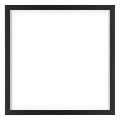Virginia Aluminium Photo Frame 45x45cm Black Front | Yourdecoration.co.uk