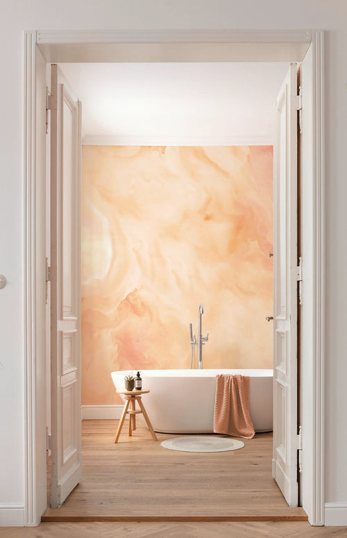 Wall Mural Candy Peach 400x250cm FLX8 001 Interior | Yourdecoration.co.uk