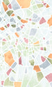 Wall Mural City Map 150x250cm Komar FLX3 063 | Yourdecoration.co.uk