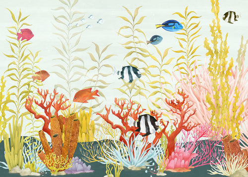 Wall Mural Coral World 350x250cm FLX7 022 | Yourdecoration.co.uk