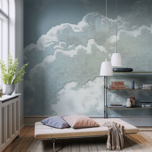 Wall Mural Vintage Clouds 250x250cm Komar FLX5 050 Interior | Yourdecoration.co.uk