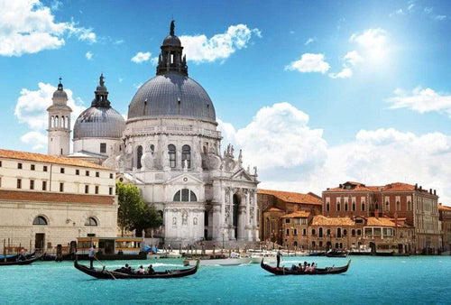 Wizard+Genius Santa Maria Della Salute Venice Italy Non Woven Wall Mural 384x260cm 8 Panels | Yourdecoration.co.uk