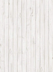 Wizard+Genius White Wooden Wall Non Woven Wall Mural 192x260cm 4 Panels | Yourdecoration.co.uk