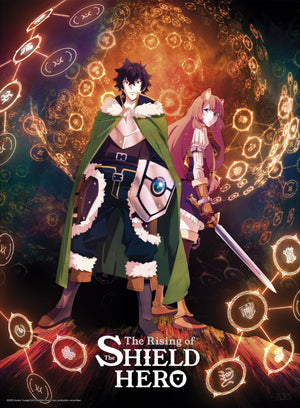 The Shield Hero Naofumi And Raphtalia Poster 38X52cm | Yourdecoration.co.uk