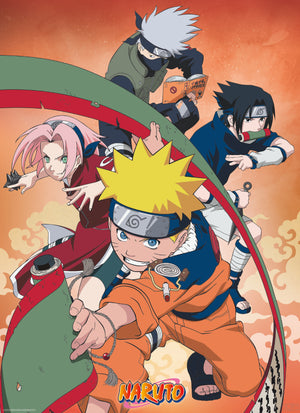 Naruto Team 7 Poster 38X52cm | Yourdecoration.co.uk