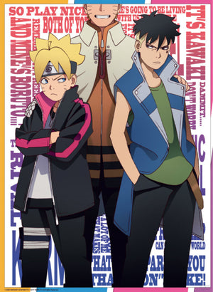 Boruto Boruto And Kawaki Poster 38X52cm | Yourdecoration.co.uk