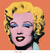 Andy Warhol Shot Orange Marilyn Art Print 65x71cm | Yourdecoration.co.uk