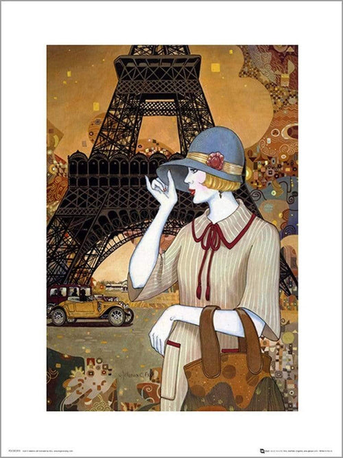 GBeye Helena Lam Paris Adventure Art Print | Yourdecoration.co.uk