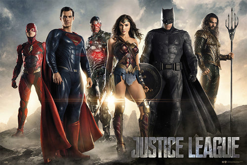 Grupo Erik GPE5207 Dc Comics Justice League Movie All Characters Poster 91,5X61cm | Yourdecoration.co.uk