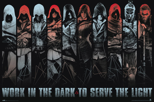 Grupo Erik GPE5501 Assassins Creed Work In The Dark Poster 91,5X61cm | Yourdecoration.co.uk