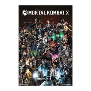 Grupo Erik GPE5510 Mortal Kombat Characters Poster 61X91,5cm | Yourdecoration.co.uk