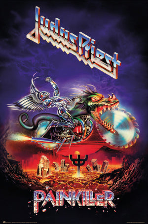 grupo erik gpe5713 judas priest painkiller poster 61x91,5cm | Yourdecoration.co.uk