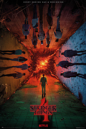grupo erik gpe5755 stranger things teaser season 4 poster 61x91 5cm | Yourdecoration.co.uk