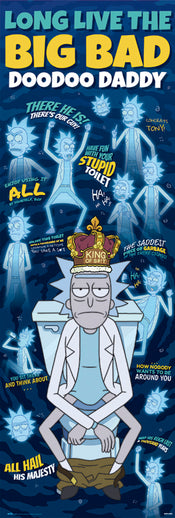 Grupo Erik PPGE8081 Rick And Morty Doodoo Daddy Poster 53X158cm | Yourdecoration.co.uk