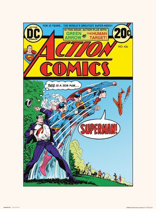 Grupo Erik Dc Action Comics 426 Art Print 30x40cm | Yourdecoration.co.uk