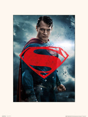 Grupo Erik Dc Batman V Superman Superman Glyph Art Print 30x40cm | Yourdecoration.co.uk